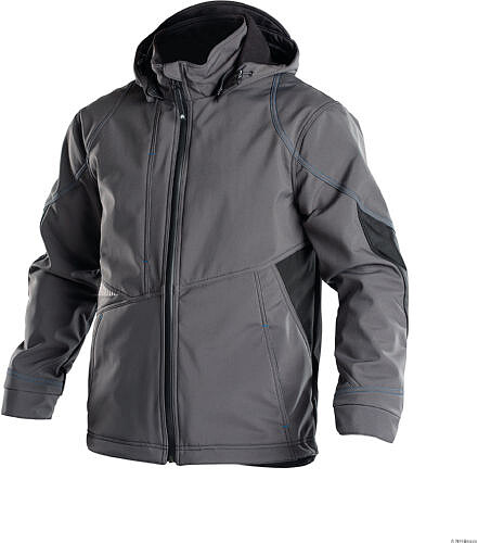 DASSY® Softshelljacke Gravity, anthrazitgrau/schwarz 