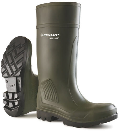 Dunlop Sicherheitsstiefel Purofort Professional full safety, grün/schwarz (S5) 