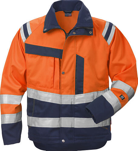 High Vis Jacke 4026 PLU, warnorange/marine 