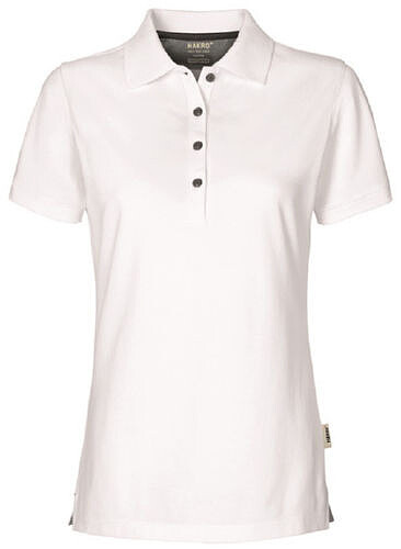 Cotton Tec Damen Poloshirt 214, weiß 