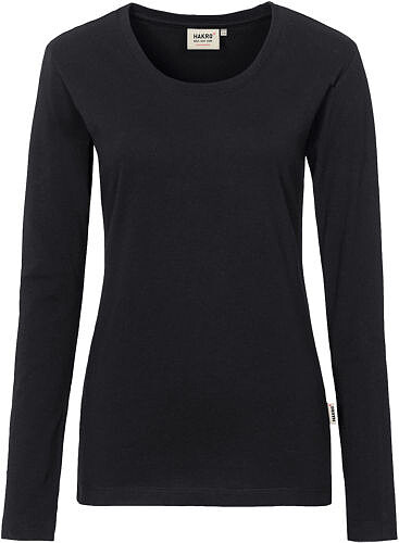 Damen Longsleeve Mikralinar® 179, schwarz 