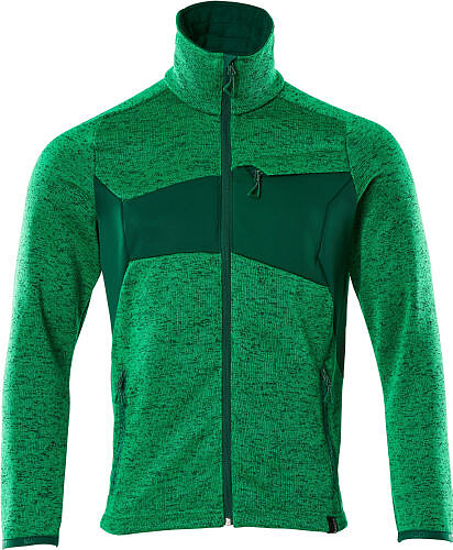 MASCOT® ACCELERATE Strickpullover mit Reißverschluss, 18105-951, grasgrün/grün 