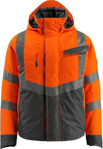 MASCOT® Hastings Pilotjacke, warnorange/dunkelanthrazit 