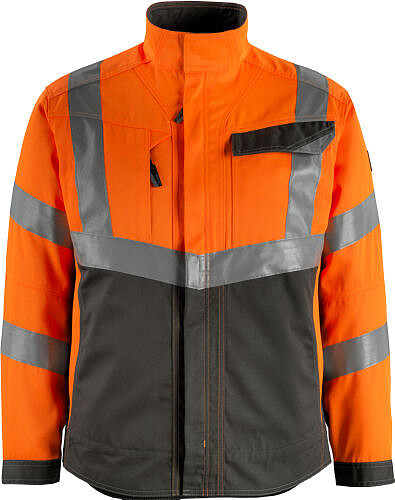 MASCOT® Oxford Arbeitsjacke, warnorange/dunkelanthrazit 