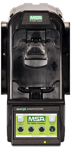 Galaxy GX2 Prüfstation für ALTAIR 4/4X/4XR, 4 Ventile, 1 EU-Stecker, ohne Ladefunkion 