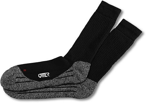Berufssocke 99916 thermo, schwarz/grau 