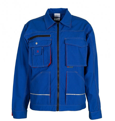 Basalt Bundjacke 2811, kornblau/rot 