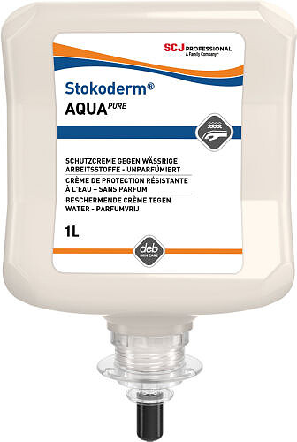 Hautschutzcreme Stokoderm® Aqua PURE, 1 Liter 