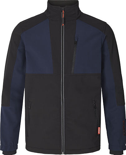 Apparel Colourblock Softshell, marine/schwarz 