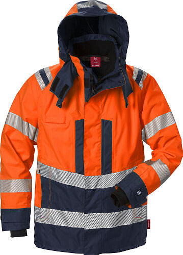 Warnschutz Airtech® Außenjacke 4515 GTT, warnorange/marine 