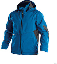DASSY® Softshelljacke Gravity, azurblau/​anthrazitgrau