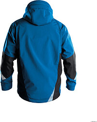 DASSY® Softshelljacke Gravity, azurblau/anthrazitgrau 