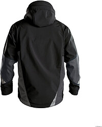 DASSY® Softshelljacke Gravity, schwarz/anthrazitgrau 