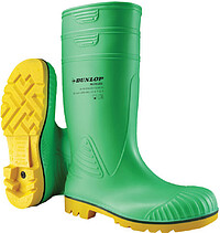 Dunlop Sicherheitsstiefel Acifort HazGuard full safety (S5), grün/​gelb