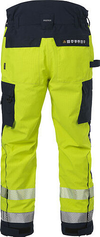 Flamestat High Vis GORE-TEX PYRAD® Hose 2095 GXE, warngelb/marine 