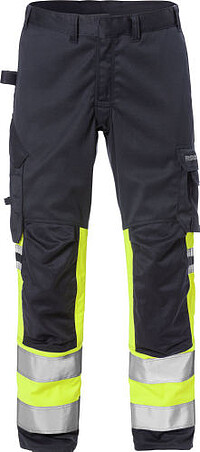 Flamestat High Vis Stretch-​Hose, 2162 ATHF, warngelb/​marine