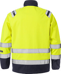 Flamestat Softshell-Jacke 4016 FSS, warngelb/marine 