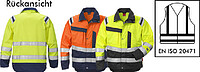 High Vis Jacke 4026 PLU, warnorange/marine 