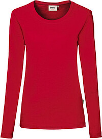 Damen Longsleeve Mikralinar® 179, rot