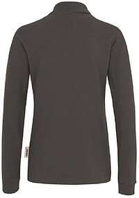 Damen Longsleeve-Poloshirt Mikralinar® 215, anthrazit 