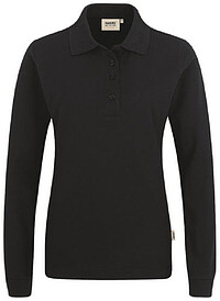 Damen Longsleeve-​Poloshirt Mikralinar® 215, schwarz