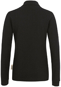Damen Longsleeve-Poloshirt Mikralinar® 215, schwarz 