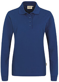 Damen Longsleeve-​Poloshirt Mikralinar® 215, ultramarinblau