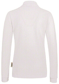Damen Longsleeve-Poloshirt Mikralinar® 215, weiß 
