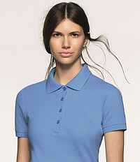 Damen Poloshirt Classic 110, weiß 