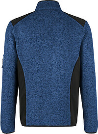 Strickfleecejacke Dawson 836, royalblau meliert 