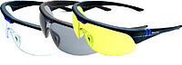 Schutzbrille Millennia® 2G, PC, grau, HC, schwarz/blau 
