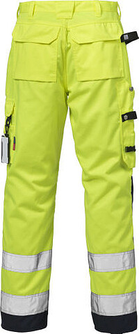 Hi-Vis Warnschutz-Bundhose 2026 PLU, warngelb/marine 
