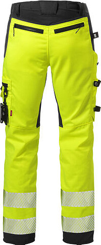High Vis Handwerkerhose, Flexforce, warngelb/schwarz 