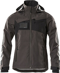 MASCOT® ACCELERATE Hard Shell Jacke, 18301-​231, dunkelanthrazit/​schwarz