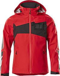 MASCOT® ACCELERATE Hard Shell Jacke, 18301-​231, verkehrsrot/​schwarz