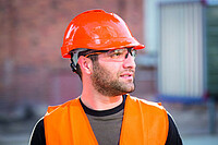 Schutzbrille Move, PC - orange - schwarz/orange 