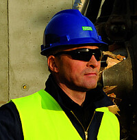 Schutzbrille Racers, PC - klar - schwarz 