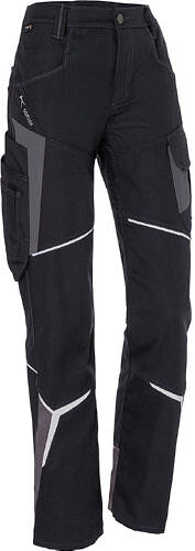 KÜBLER BODYFORCE Damenhose 2325, schwarz/​anthrazit