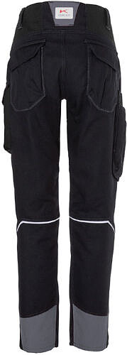 KÜBLER BODYFORCE Damenhose 2325, schwarz/anthrazit 