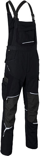 KÜBLER BODYFORCE Latzhose 3125, schwarz