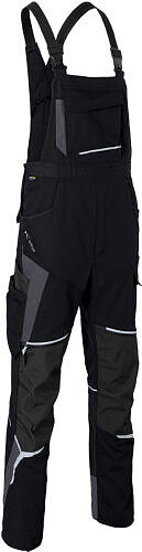KÜBLER BODYFORCE Latzhose 3125, schwarz/​anthrazit