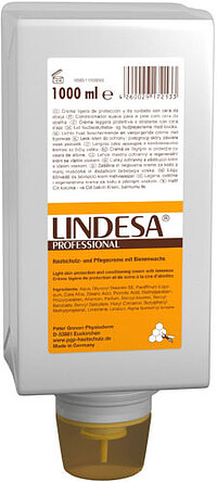 Handschutz- und Pflegecreme LINDESA® Professional, 1 Liter