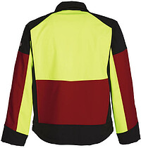 Softshell-Jacke Forest Jack Red, warngelb/rot/grau 