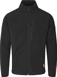 Apparel Fleecejacke, schwarz